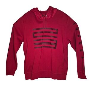 Nike Air Jordan Retro 11 Hoodie Mens Large Red Pullover Sweatshirt Win Like 96